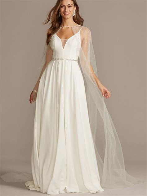 Bridal Wedding Dress with Cape | Dresses Images 2022