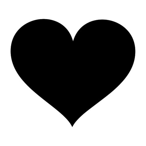 Full Black Heart transparent PNG - StickPNG