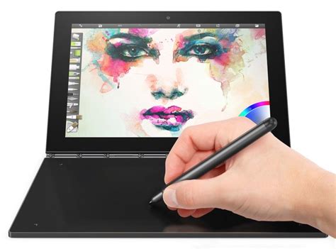 Lenovo Yoga Book: 2-in-1-Tablet mit Touchscreen-Tastatur und Dual ...