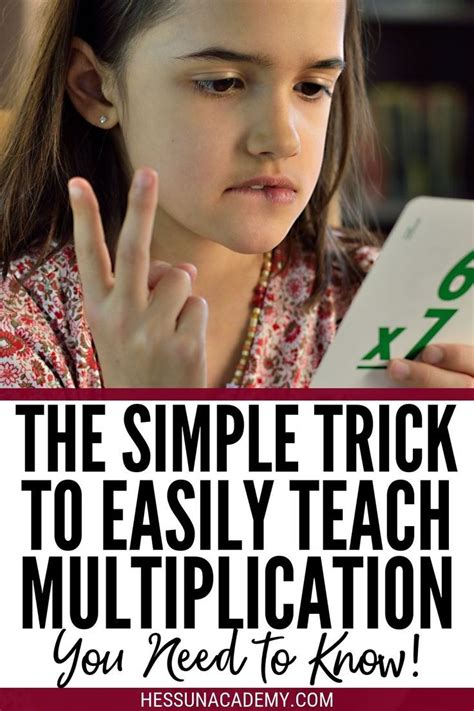 Try this simple trick to easily teach multiplication facts. Memorize multiplication tables ...