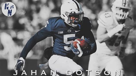 Playmaker ᴴ ᴰ || Jahan Dotson Freshman Season Highlights || Penn State WR #5 - YouTube