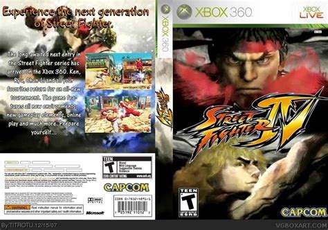 Street Fighter IV Xbox 360 Box Art Cover by TITROTU