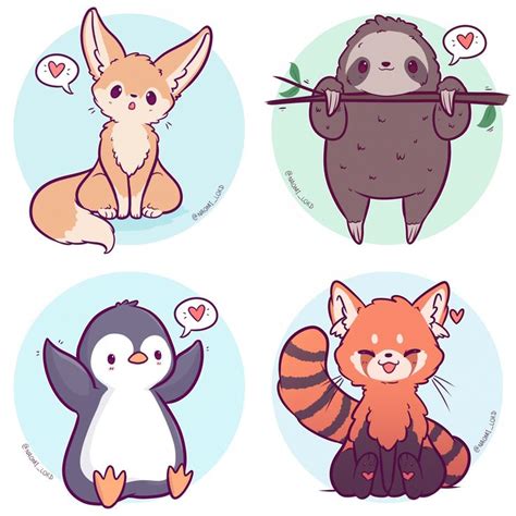 NaomiLordArt | Dessin animaux mignons, Dessin kawaii animaux, Dessins mignons