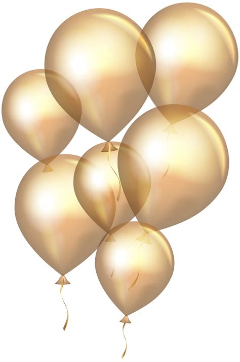 Gold Balloons Png Vector Psd And Clipart With Transparent Background | Sexiz Pix