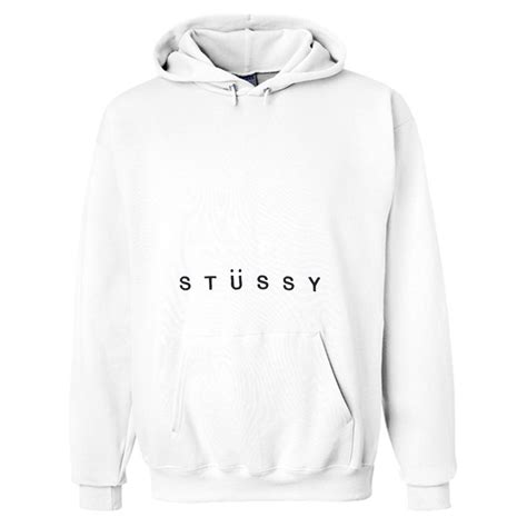 Stussy Logo Print Hoodie