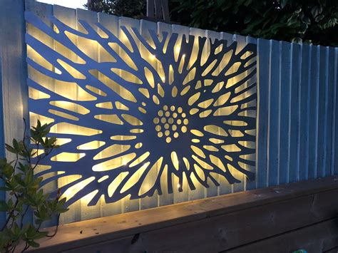 Laser-Schnitt-Dekorative Metall-Wand-Kunst-Panel | Garten-Wand-Skulptur ...