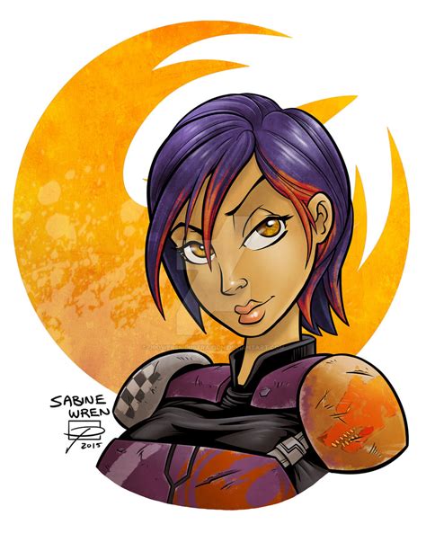 Sabine Wren by jpowersillustration on DeviantArt