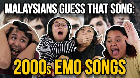 Malaysians Guess That Song: 2000s Emo Songs - YouTube