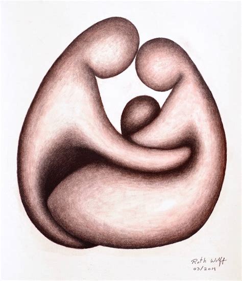 Harmony Drawing by Rutie Wolff | Saatchi Art