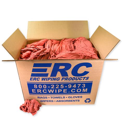 Wholesale Red Shop Towels 50 Lb. Box New