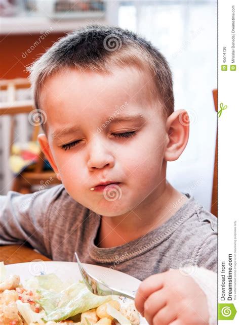 Little Boy at the Kitchen Table Stock Photo - Image of juice, baby: 45514736