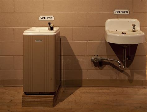 Segregated Water Fountains On Display by Everett