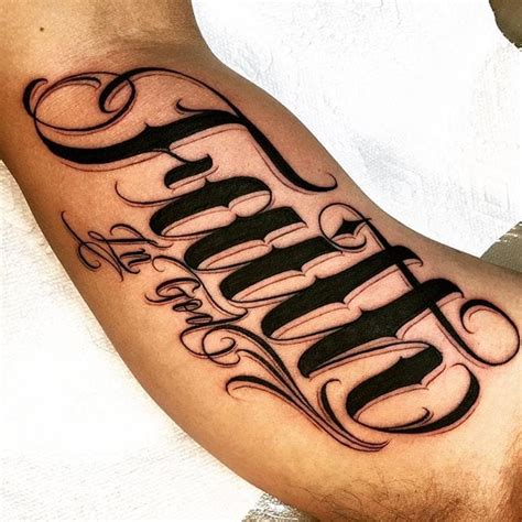 Faith Tattoo Lettering