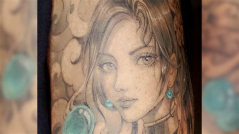 Valorant Sage fan inks incredible portrait tattoo
