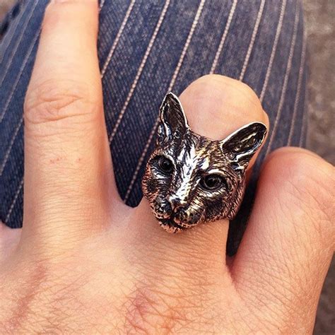 Cat Head Ring | Cat ring, Fashion rings, Fashion jewelry