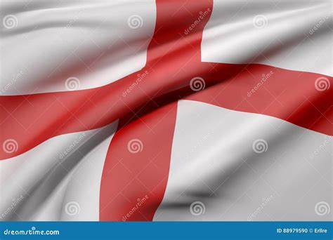 England flag waving stock illustration. Illustration of flag - 88979590