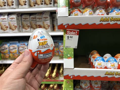 Kinder Joy Eggs w/ Surprise Toy Only 55¢ Each at Target