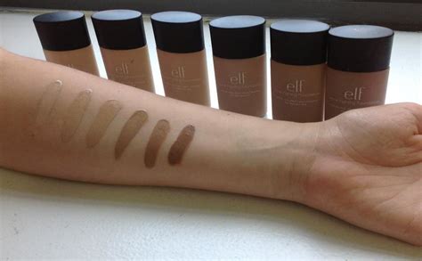 ELF Acne fighting foundation $6 http://bit.ly/11UyGCP | Makeup swatches, Elf cosmetics, Makeup