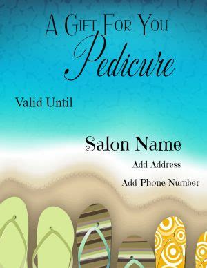 Nail Salon Gift Certificates Free Nail Salon Gift Certificates | Customize Online