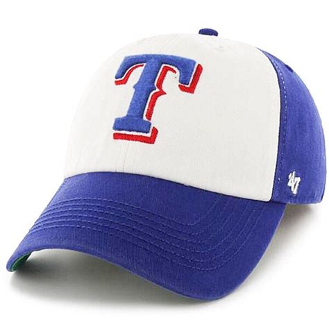 Texas Rangers '47 Freshman Franchise Fitted Hat - Royal/White ...