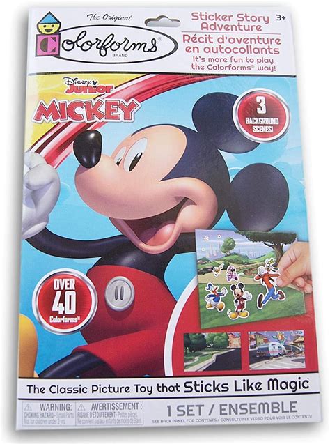 Disney Junior Mouse Mickey Mouse Colorforms Sticker Story Adventure - Walmart.com