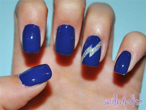 spilledpolish: Holographic Glitter Lightning! | Lightning nails, Fall acrylic nails, Fingernail ...