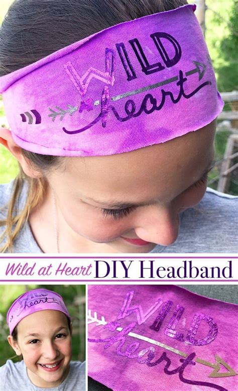 Make an Easy DIY T-shirt Headband with Iron-on Vinyl | Diy headband, Tshirt headband, Easy diy