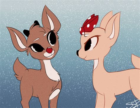 Rudolph and Clarice by superslothpants on DeviantArt