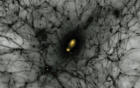 Multimedia Gallery - Simulation of formation of dark matter structures from the early universe ...