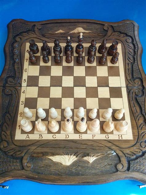 Armenian Wooden Chess Set 3 in 1 Chess backgammon | Etsy in 2021 | Wooden chess set, Wooden ...