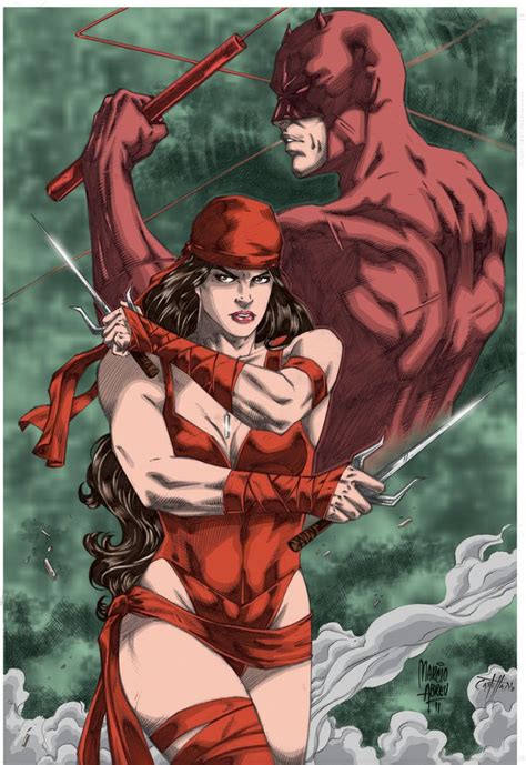 Elektra and DareDevil | Daredevil elektra, Daredevil, Elektra