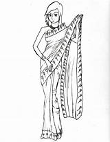 De 20 Bästa Сари Раскраски/Saree Coloring Bilderna På Pinterest  sketch template