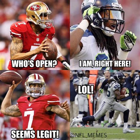 This pretty much sums up tonight's Seahawks-49ers game. | NFL Memes ...