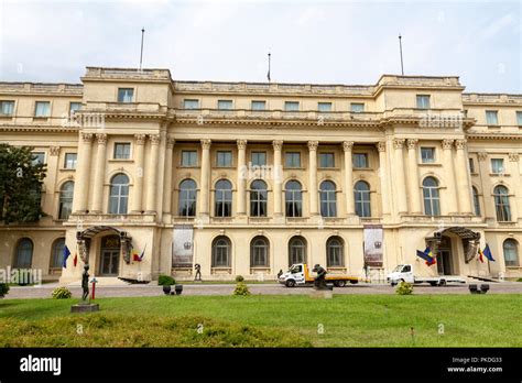 The Royal Palace of Bucharest (or just the Royal Palace, Palatul Regal) home to the National ...