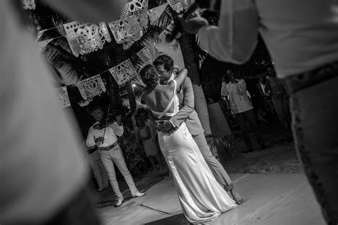 Mariachi's played a ballad for this couples first dance at their Mexican destination wedding in ...