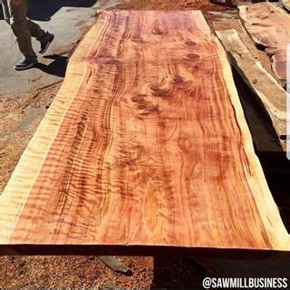 Curly Grain Redwood! By @urbanlumbernetwork - Check them out! | Redwood slabs, Wood slab, Coffee ...