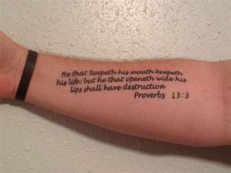 Unveiling The Significance Of Proverbs 13:4 Tattoos: A Journey Of ...