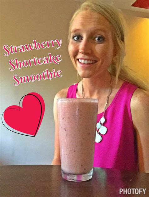 Strawberry Shortcake Smoothie - Fresh, Fit, and Healthy