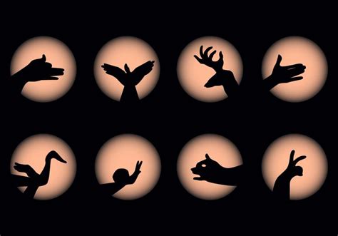 Free Shadow Puppet Hand Vector | Shadow puppets, Vector, Shadow