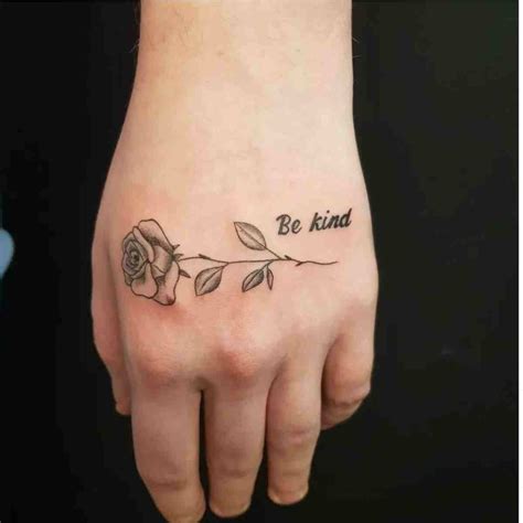 27 Be Kind Quote Tattoo Designs - Tattoo Glee