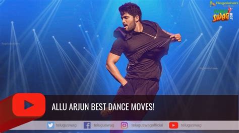 ALLU ARJUN BEST DANCE MOVES! | Telugu Swag