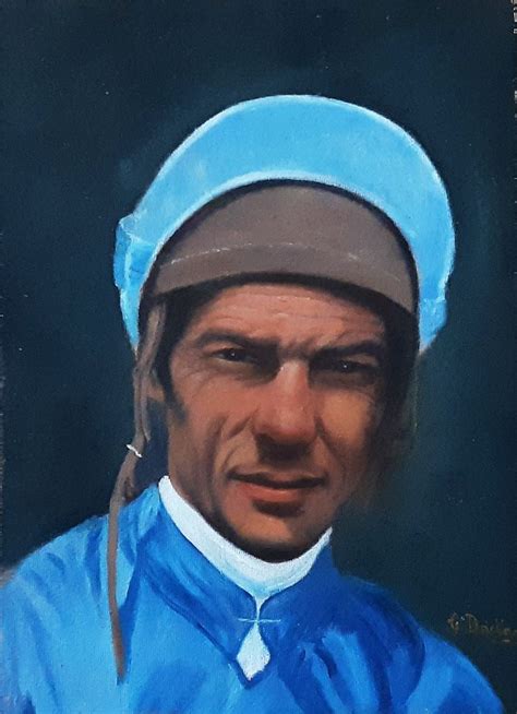 Lester Piggott Portrait Original Oil painting On Board Signed By Artist G. Dorling by LuckSy on ...