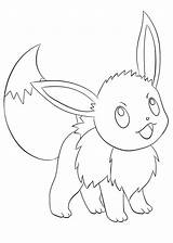 Cute Pokemon Eevee Coloring Page  Free Printable Coloring Pages For Kids sketch template