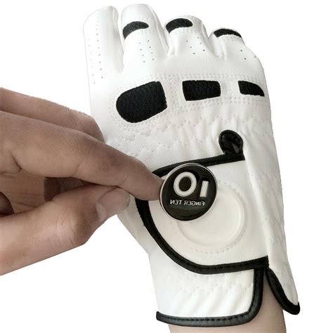 Golf Gloves Mens 2 Pack Ball Marker PerformanceGrip