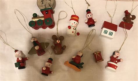 German Wooden Christmas Ornaments