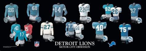 Detroit Lions Franchise History - A Fan's Essentials | Heritage Uniforms and Jerseys and ...