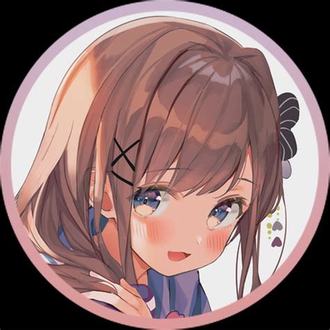 Download Brown-haired Girl Anime Pfp Wallpaper | Wallpapers.com