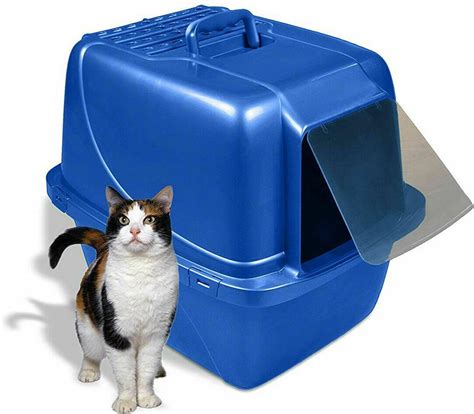 Cat Litter Pan Enclosed Extra-Giant Jumbo Kitty Litter