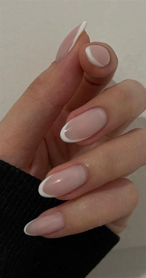 40 Stylish French Tip Nails for Any Nail Shape : Simple French Tip ...