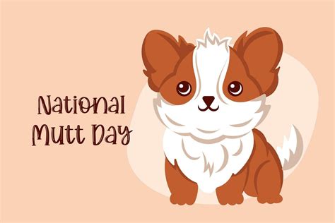 National mutt day. Adopt a mutt dog 33109781 Vector Art at Vecteezy